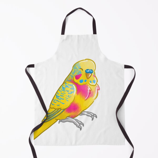 Item preview, Pansexual Pride Budgie designed and sold by AdoraBirdArt.