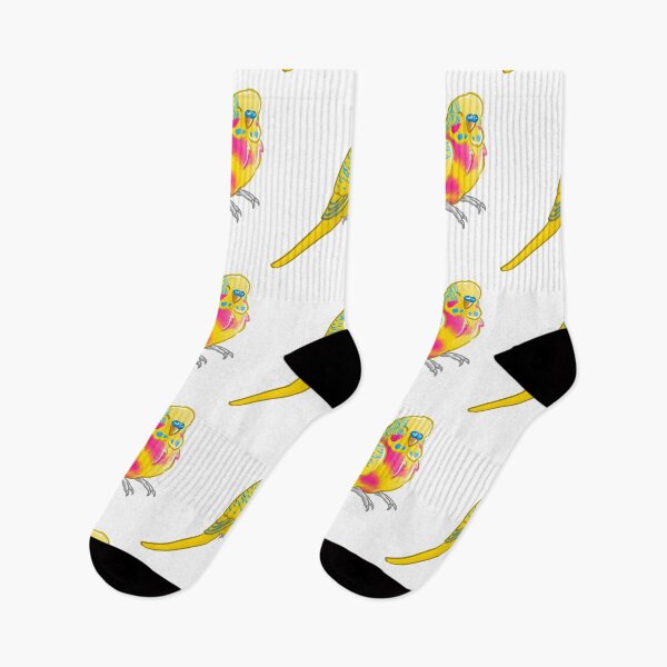 Item preview, Pansexual Pride Budgie designed and sold by AdoraBirdArt.