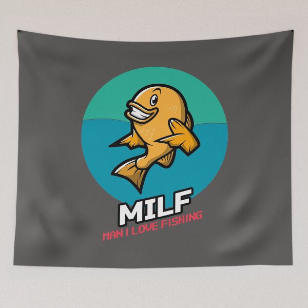 Item preview, MILF Man I Love Fishing Design designed and sold by VandJStore.