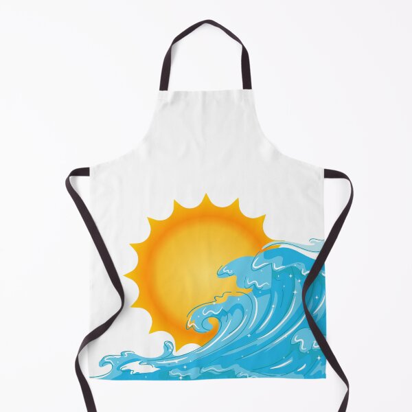 Item preview, Sun behind a wave design designed and sold by Amalzaki.