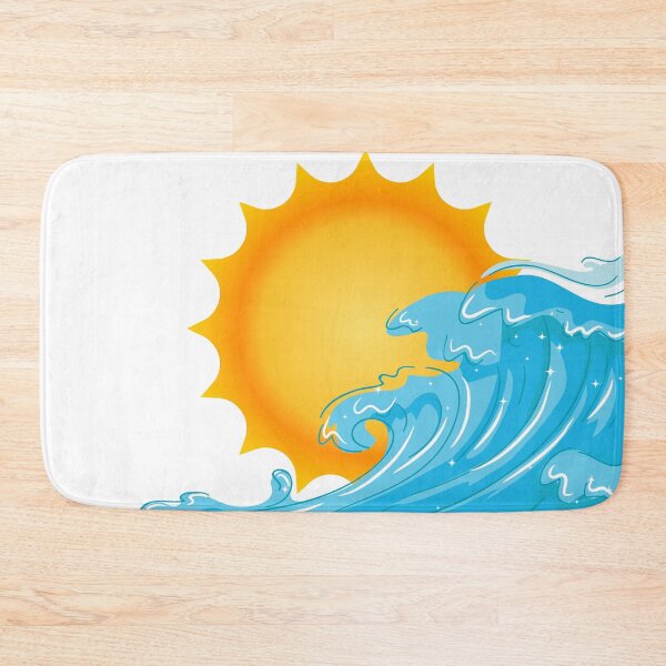 Item preview,  Sun behind a wave design designed and sold by Amalzaki.