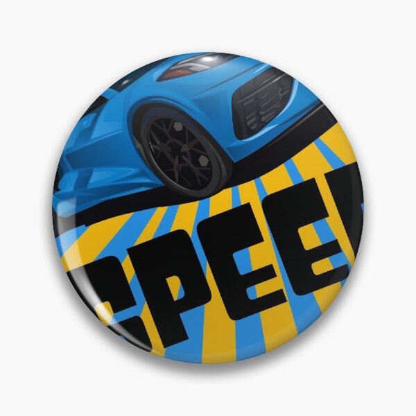 Item preview, blue sport car with yellow background designed and sold by nickardi.