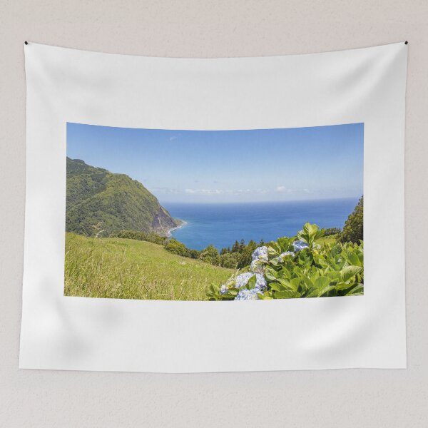 Item preview, Sao Miguel island landscape, amazing nature of the Azores travel destination. designed and sold by AylaHarbich.