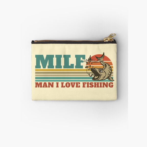 Item preview, MILF Man I Love Fishing Retro Vintage Sunset Funny Fishing Gift designed and sold by EvengoDesign89.
