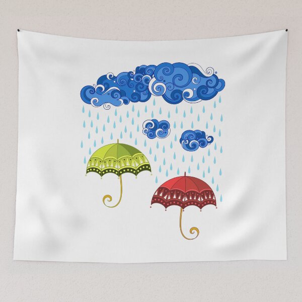 Item preview, Fairytale Weather Forecast Print designed and sold by lissantee.