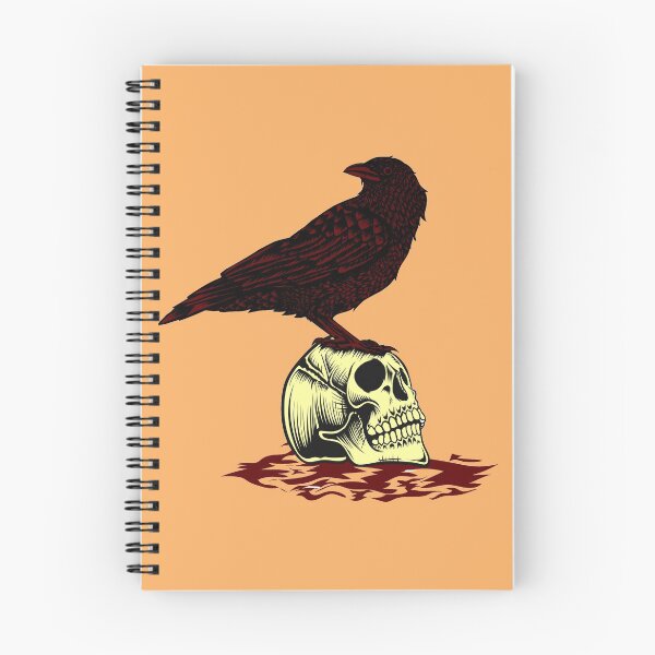 Item preview, Raven Bird Above Skull Head Shirt designed and sold by YSNbr.