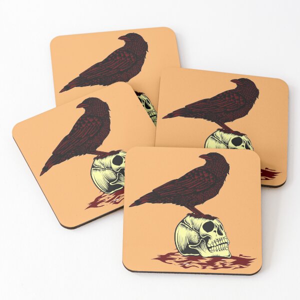 Item preview, Raven Bird Above Skull Head Shirt designed and sold by YSNbr.