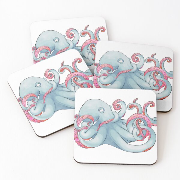 Item preview, Pink/Blue Octopus designed and sold by DarkDimensions.
