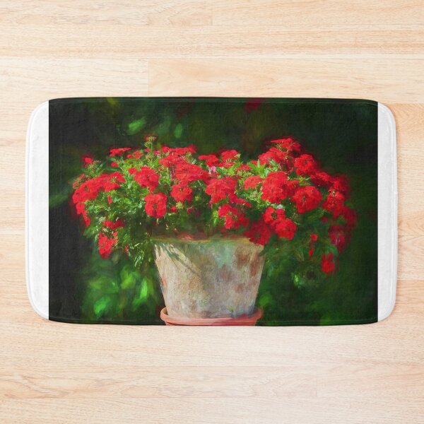 Item preview, Verbena, Red Verbena on Pedestal designed and sold by RichFrancoCars.