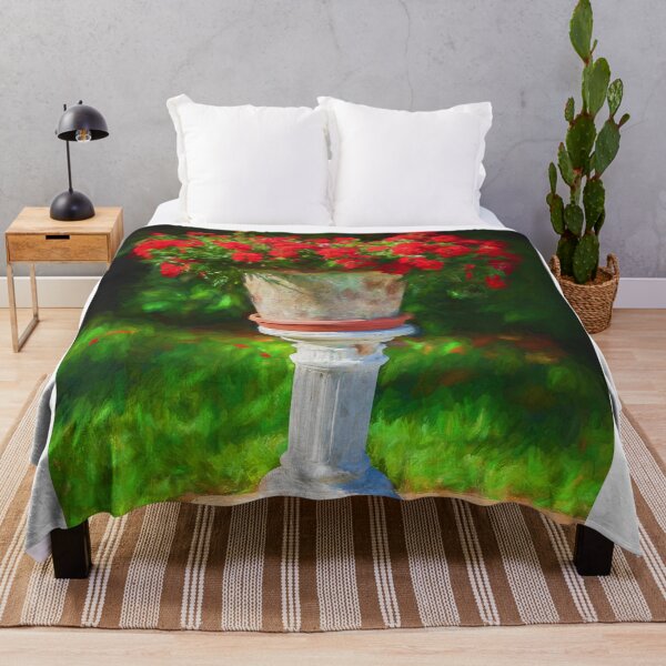 Item preview, Verbena, Red Verbena on Pedestal designed and sold by RichFrancoCars.