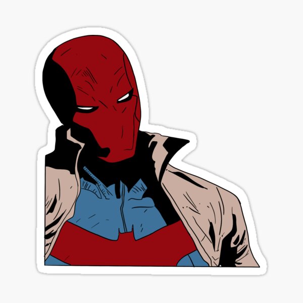 Item preview, Jason Todd (Red Hood) designed and sold by stickersbyTD.