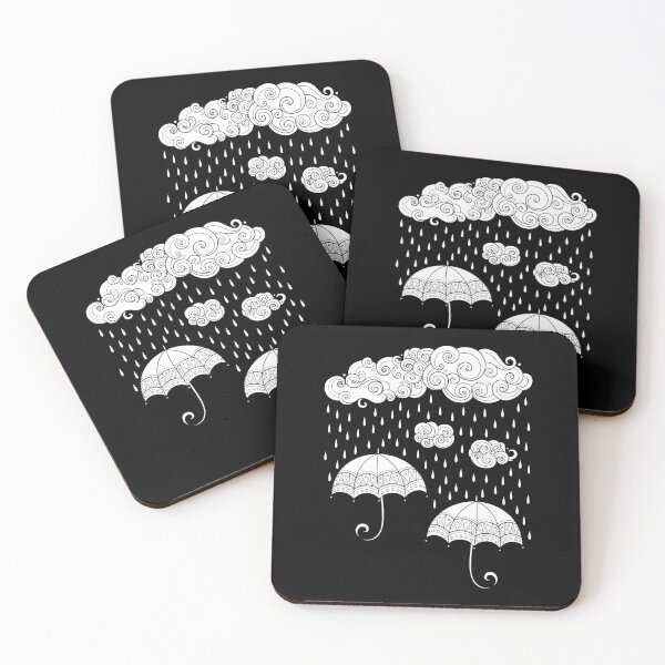 Item preview, Noncolored Fairytale Weather Forecast Print designed and sold by lissantee.
