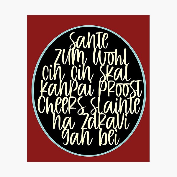 Item preview, Cheers designed and sold by sandpiperstudio.