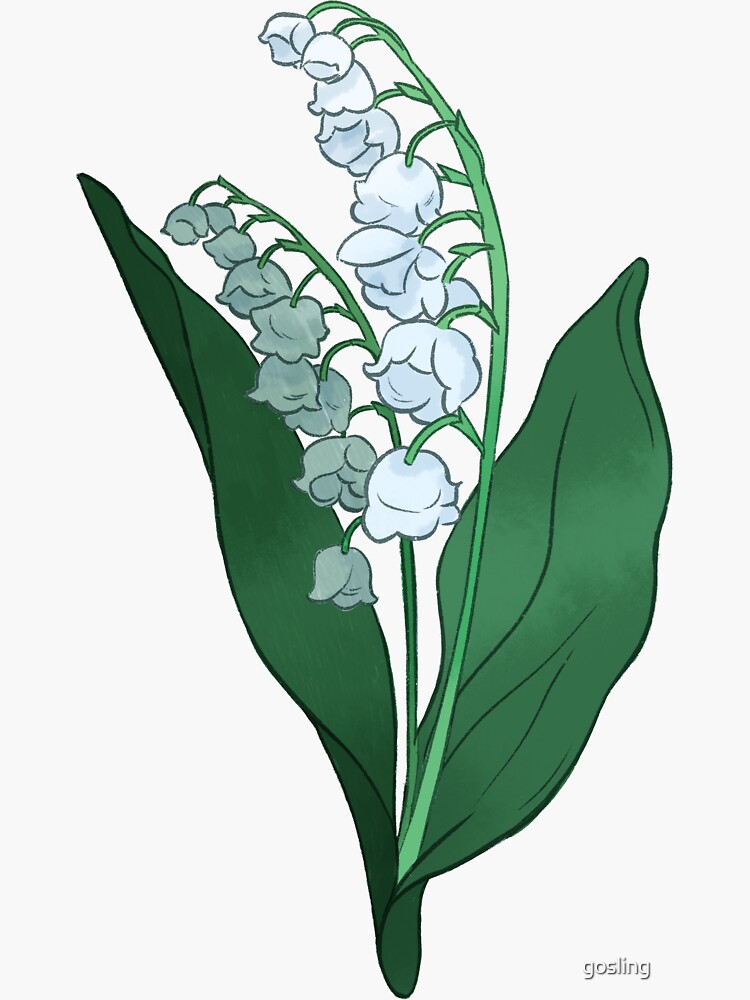Lily of the Valley Duckie | Holographic Vinyl Sticker Lily of the Valley Duckie | Holographic Vinyl Sticker