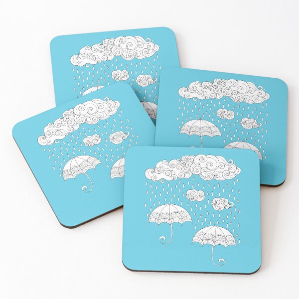 Item preview, Noncolored Fairytale Weather Forecast Print designed and sold by lissantee.