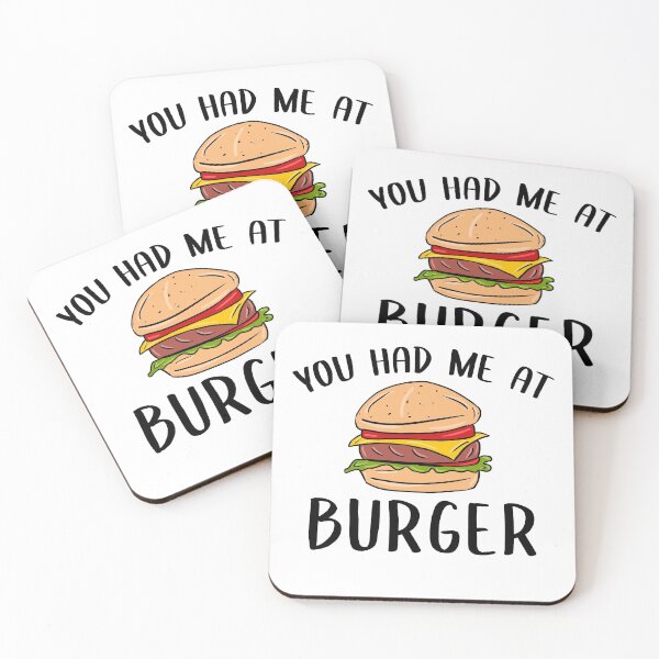 Item preview, You Had Me at Burger, Gift for Burger Lover designed and sold by GoldenGerrari.