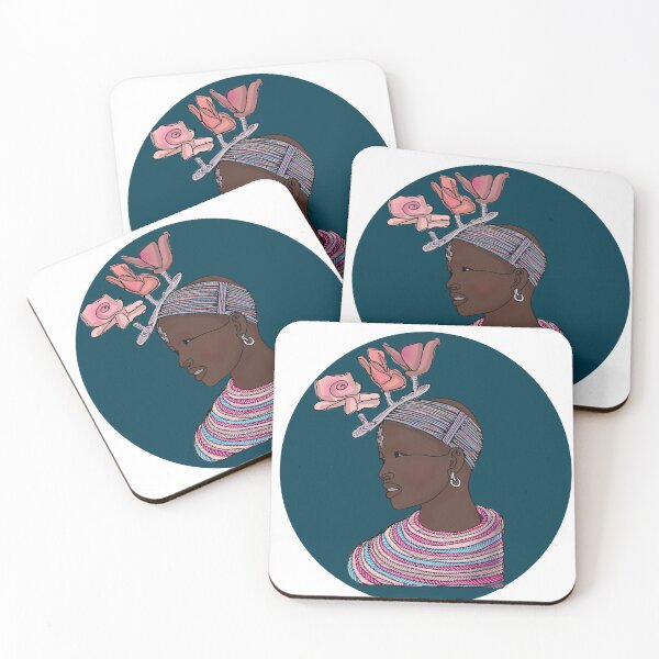 Item preview, African ethnic girl designed and sold by Olga Atayero.