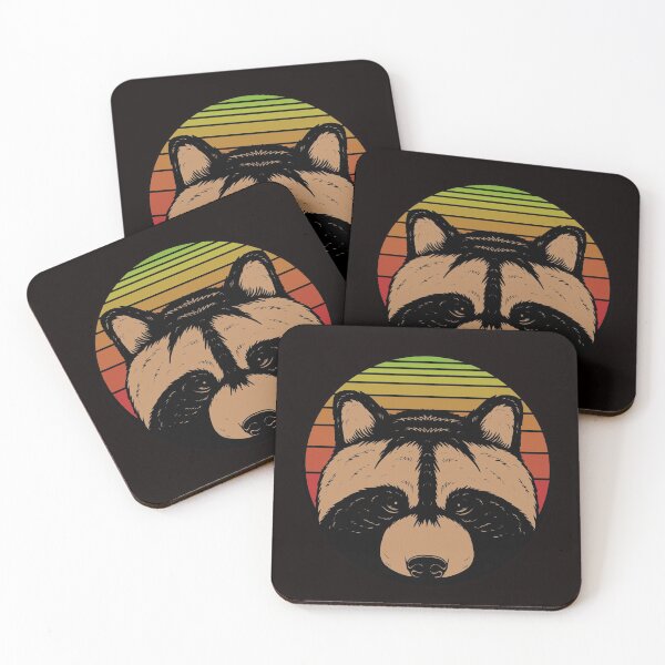 Item preview, Retro Raccoon  designed and sold by WearWolfDesigns.