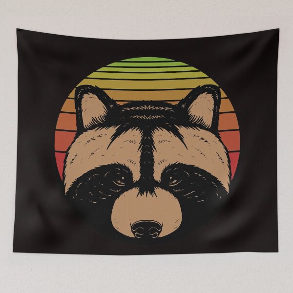 Item preview, Retro Raccoon  designed and sold by WearWolfDesigns.
