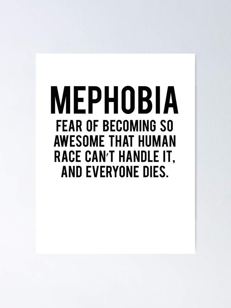 Thumbnail 1 of 3, Poster, Mephobia designed and sold by DesignFactoryD.