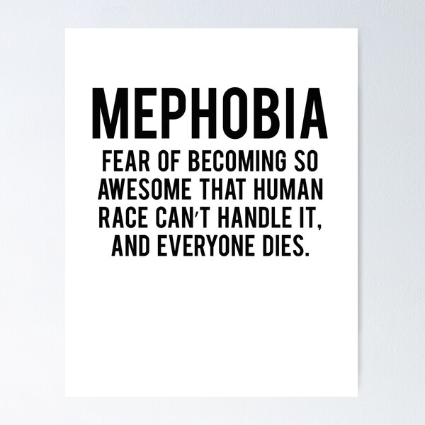 Item preview, Mephobia designed and sold by DesignFactoryD.