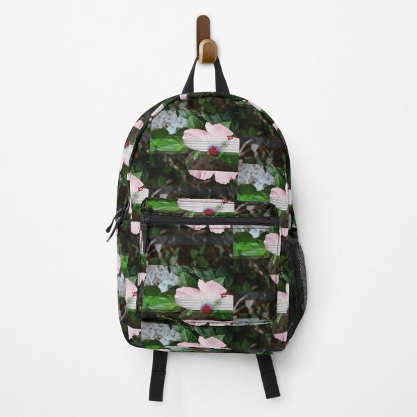 Item preview, Pink Hibiscus Photograph Glitch Art Hawaii Tropical Flower designed and sold by MOP-tees.