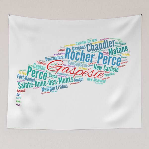 Item preview, La Gaspésie!    Peninsula WordArt!    designed and sold by James-Dean Trepanier.