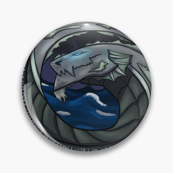 Item preview, Jormungandr Seal Sticker Art designed and sold by GhostlyRolls.