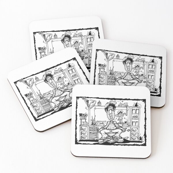 Item preview, Artist sitting at his desk designed and sold by bobtheartman.