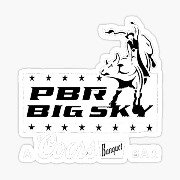 pbr riding sky Sticker