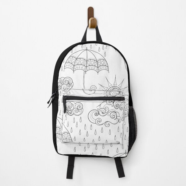 Item preview, Noncolored Fairytale Weather Forecast Print designed and sold by lissantee.
