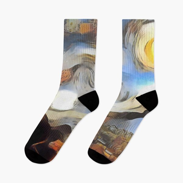Item preview, AI Art No.1 - The Starry Night as The Persistence of Memory designed and sold by a-initiative.