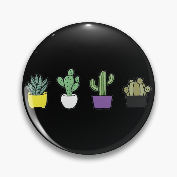 Item preview, Non Binary Cactus Set Gift, Proud Nonbinary, Non binary Gender Identity Pride, NonBinary Couple Matching Non-binary LGBT+ designed and sold by ArtsyloShop.
