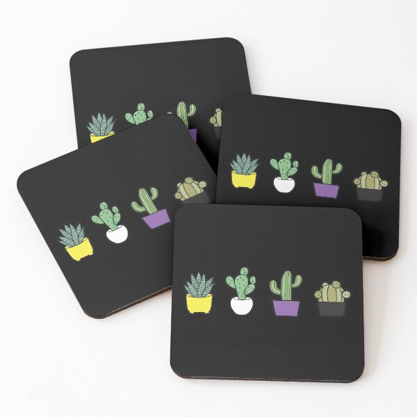Item preview, Non Binary Cactus Set Gift, Proud Nonbinary, Non binary Gender Identity Pride, NonBinary Couple Matching Non-binary LGBT+ designed and sold by ArtsyloShop.