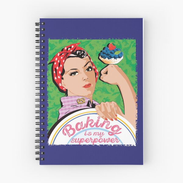 Item preview, Baking is my superpower - feminist baker designed and sold by catnbloom.
