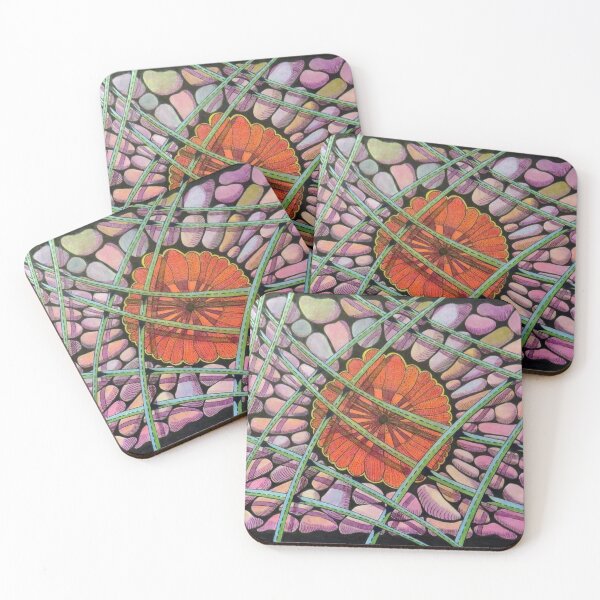 Item preview, 555 - SHADOWS ON THE PEBBLES - DAVE EDWARDS - COLOURED PENCILS - 2021 designed and sold by BLYTHART.