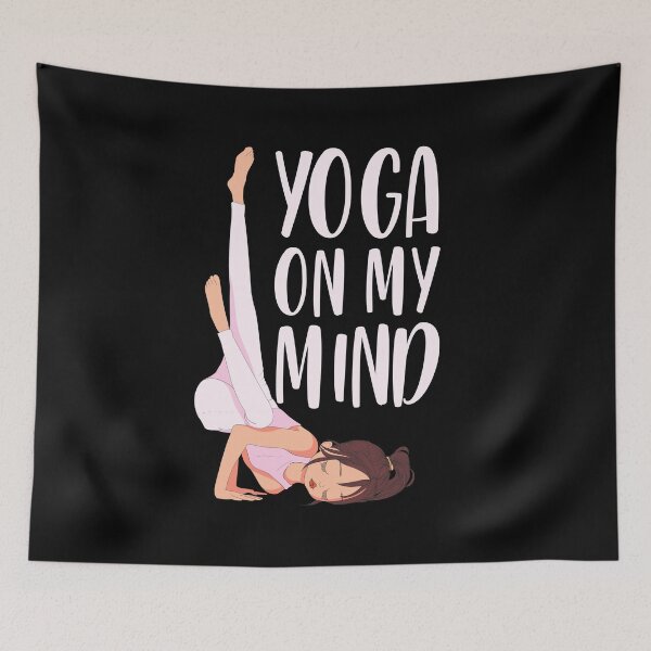 Item preview, Yoga On My Mind - Black designed and sold by crazycollective.