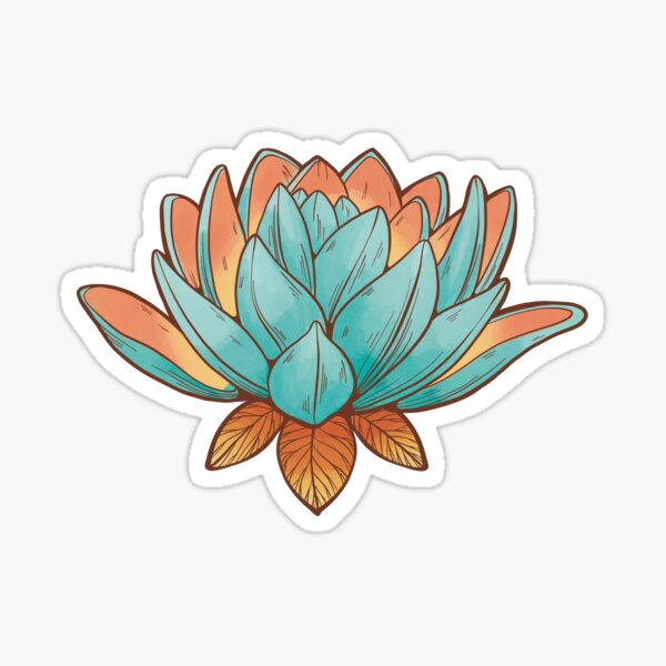 Lotus Flower Stickers For Sale Redbubble