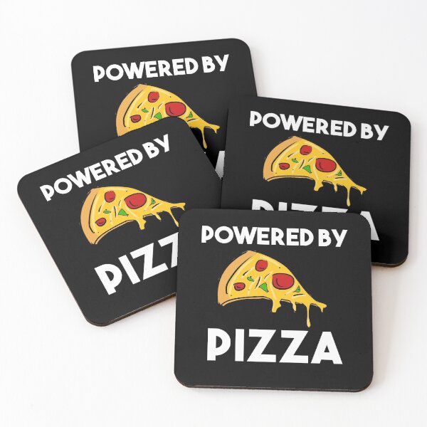 Item preview, Powered By Pizza, Cool Pizza Lover Gift designed and sold by GoldenGerrari.