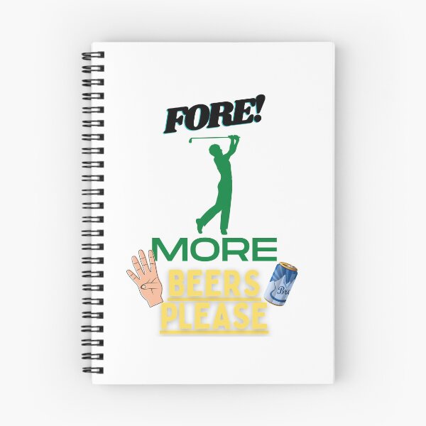 Item preview, FORE! MORE BEERS PLEASE - Golf Beer Sports! designed and sold by MassiveArtist.