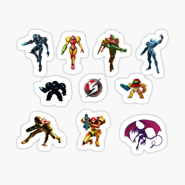 Metroid Sticker Pack & Merch Sticker