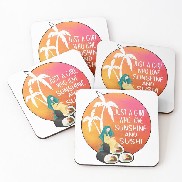 Item preview, just who love sunshine and sushi , designed and sold by well-zine.
