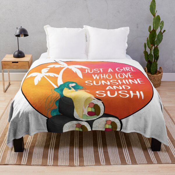 Item preview, just who love sunshine and sushi , designed and sold by well-zine.