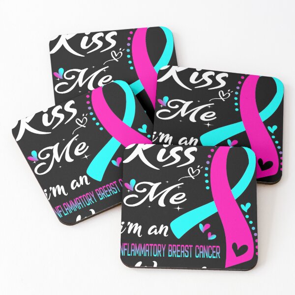 Item preview, Kiss Me I'm An Inflammatory Breast Cancer Warrior designed and sold by hvoid41.
