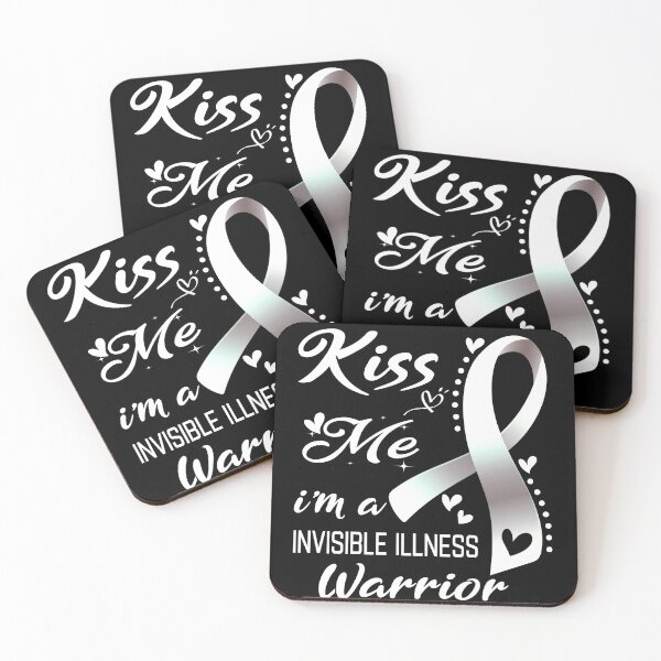 Item preview, Kiss Me I'm An Invisible Illness Warrior designed and sold by hvoid41.