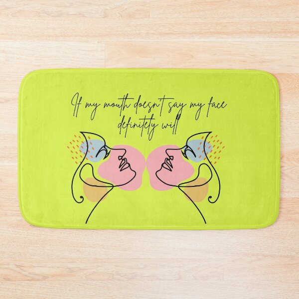 Item preview, If My Mouth Doesn't Say it my face definitely will-funny quotes designed and sold by CareChoice.