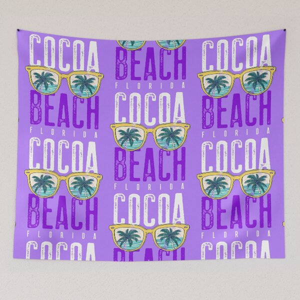 Item preview, Cocoa Beach Florida Gifts: Palm Trees Retro Sunglasses Souvenir Florida designed and sold by HappyLime.