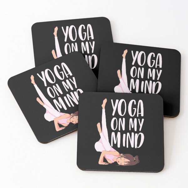 Item preview, Yoga On My Mind - Black designed and sold by crazycollective.