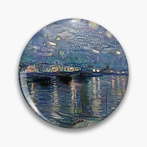 Item preview, AI Art No.6 - The Starry Night over the Rhone as Portrait of Emilie Floge designed and sold by a-initiative.