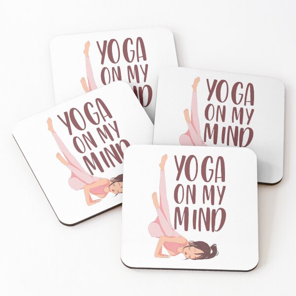 Item preview, Yoga On My Mind - White designed and sold by crazycollective.